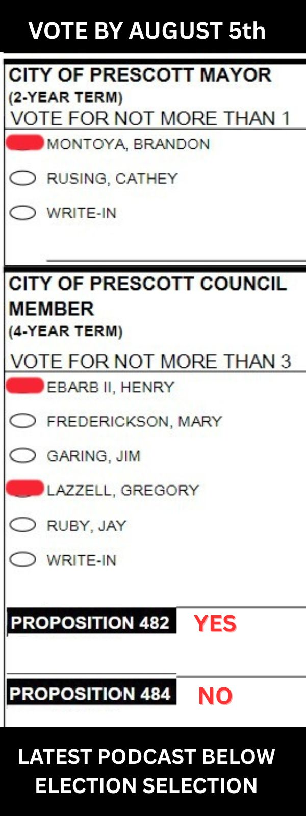 VOTE BY AUGUST